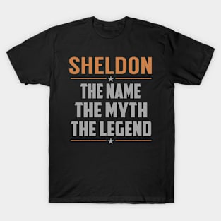 SHELDON The Name The Myth The Legend T-Shirt